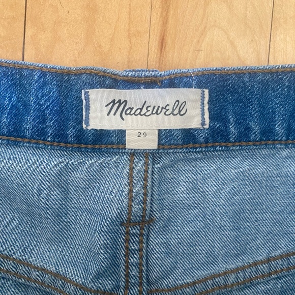 Madewell Mccarren Raw Hem Jean Skirt - Picture 8 of 8